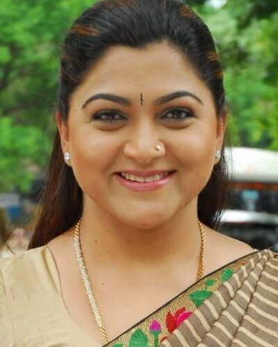 Kushboo and family meet CM Vijay for daughter’s wedding invite